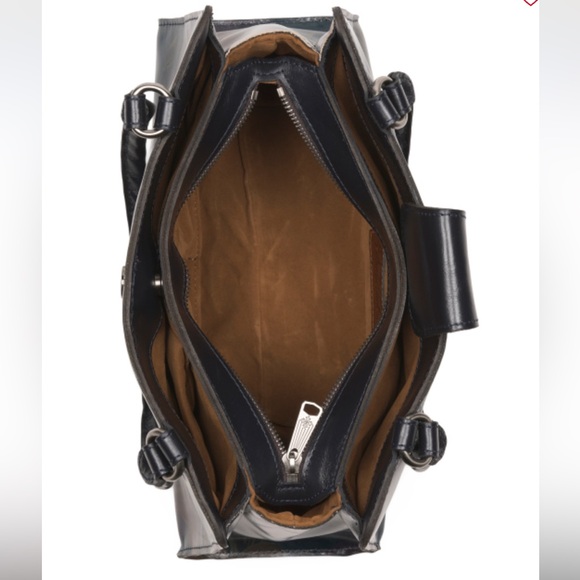 Patricia Nash Rienzo Floral Black Leather Peruvian Painting Shoulder Handbag - Picture 15 of 16